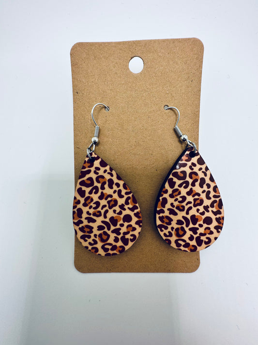 Cheetah Print Earrings