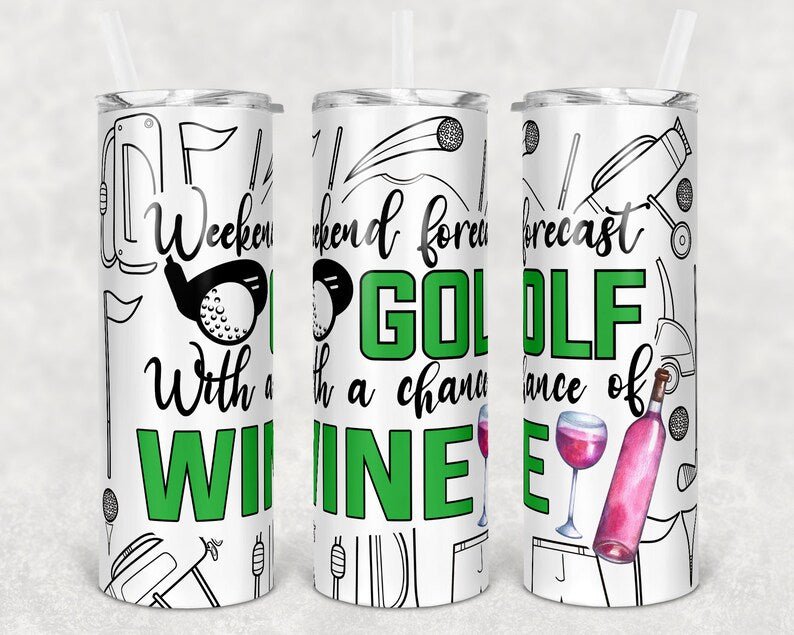 Golf and Wine Tumbler