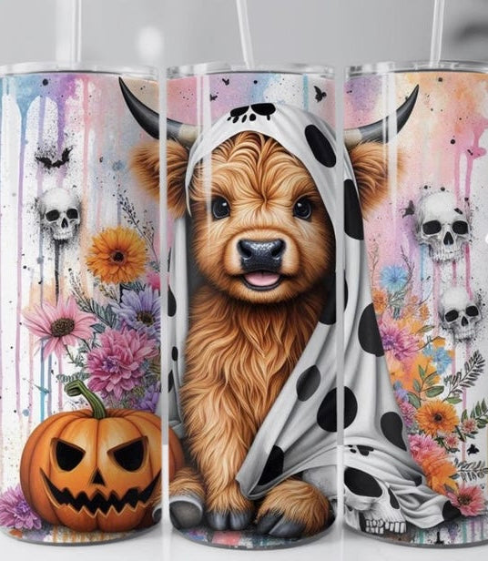 Halloween Highland Tumbler