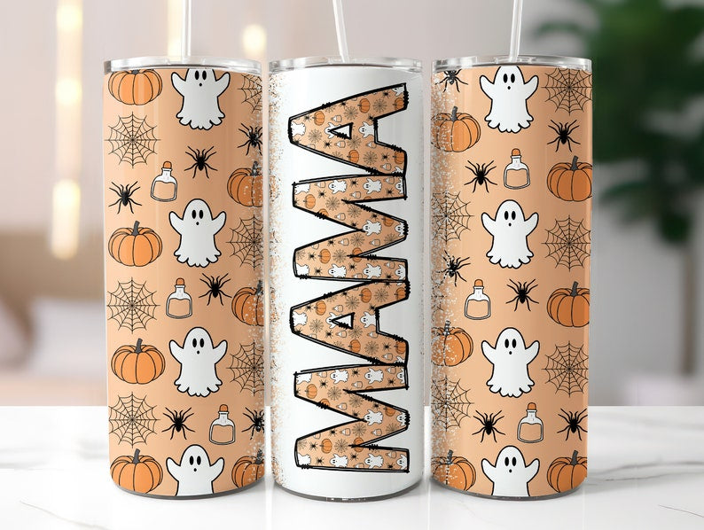 Halloween Mama Tumbler