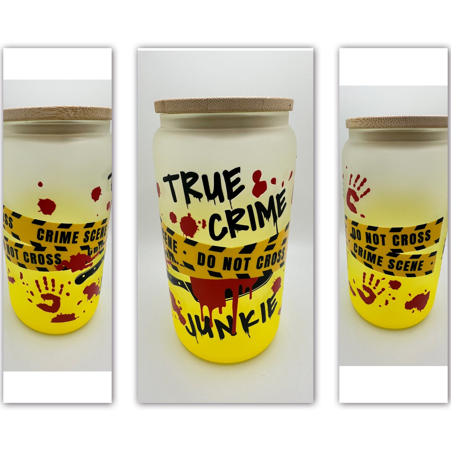 True Crime Glass Cup