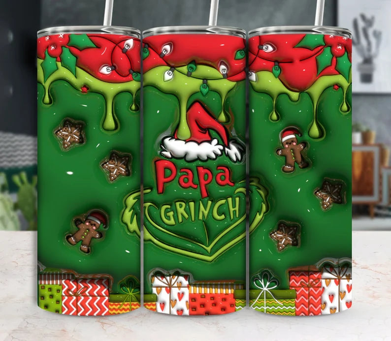 Papa Grinch Tumbler