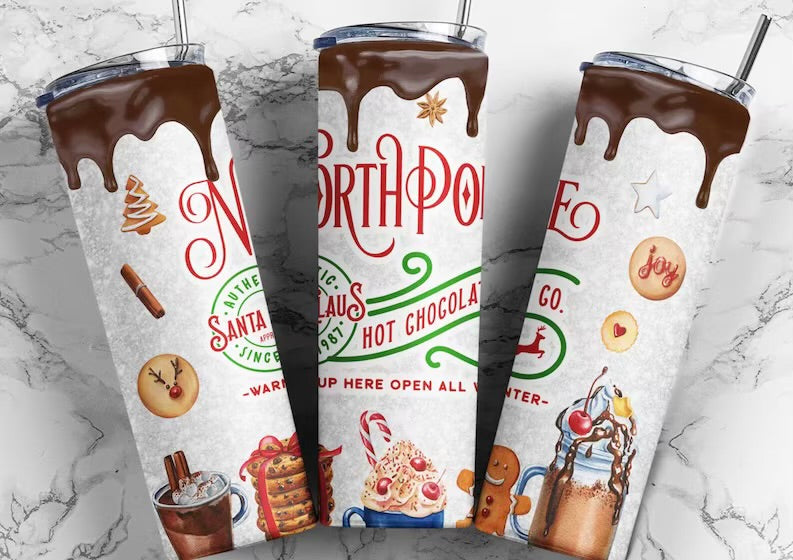 North Pole Hot Chocolate Tumbler