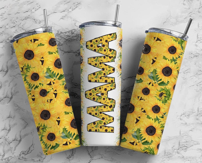 Sunflower Mama Tumbler