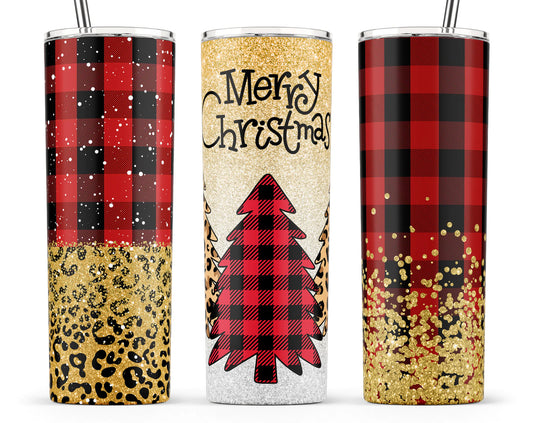 Buffalo Plaid Tumbler