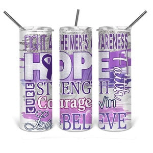 Alzheimer’s Awareness Tumbler