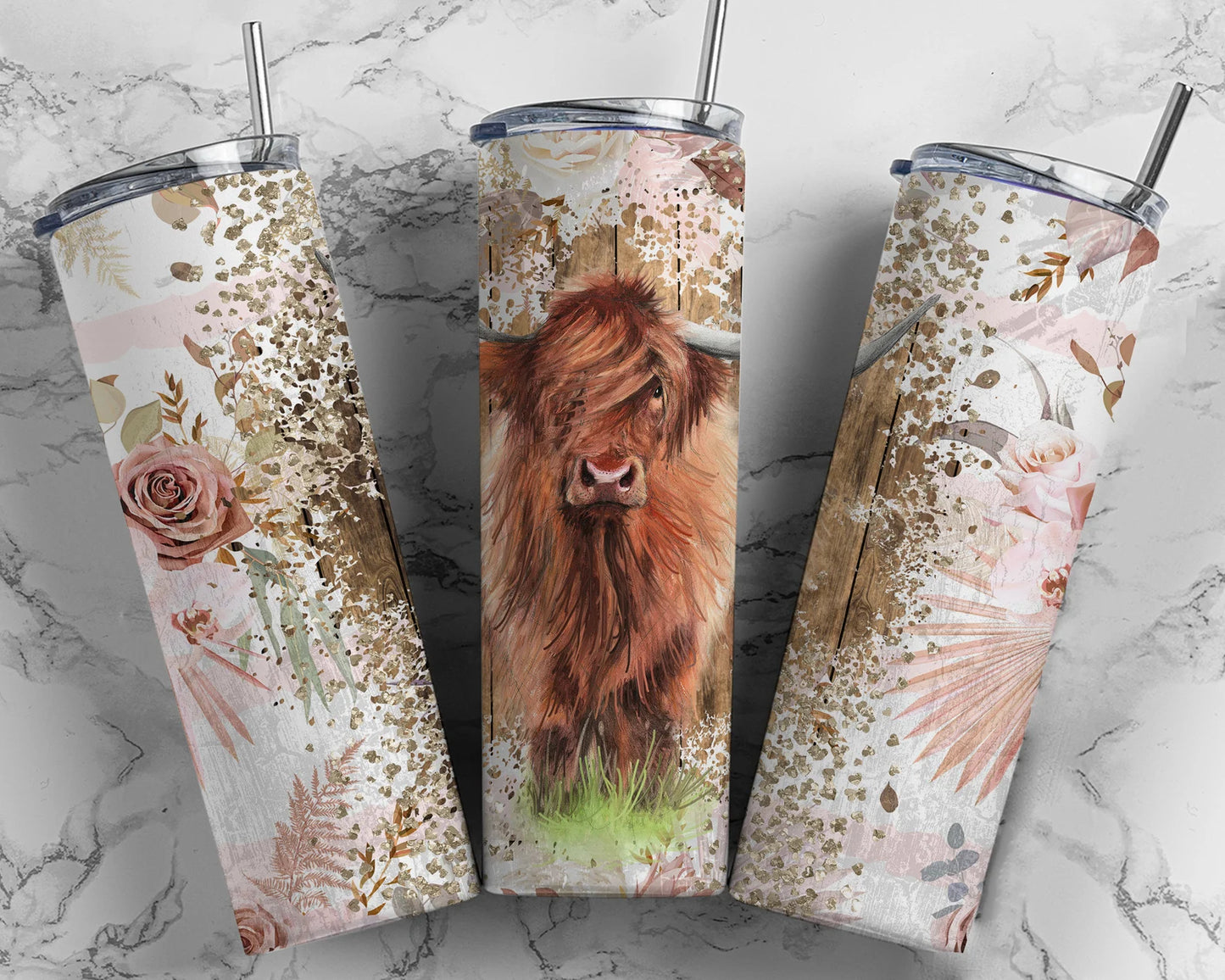 Highland Cow Tumbler