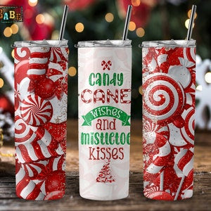 Candy Cane Wishes Tumbler