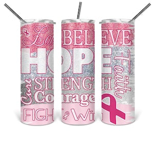 Breast Cancer Awareness Tumbler